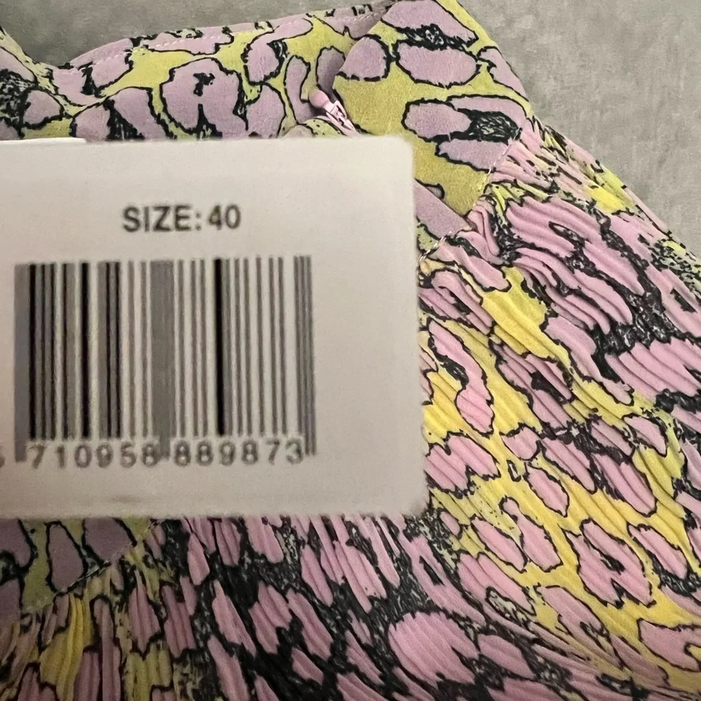 NWT GANNI Pleated Skirt size 40 - Picture 6 of 6